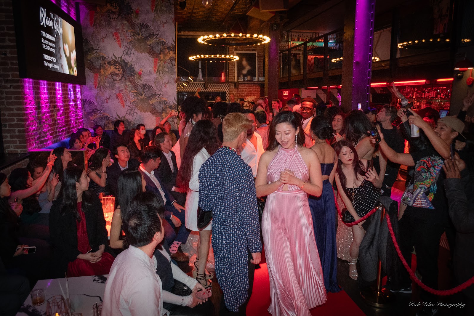 Guests dancing at the after-party