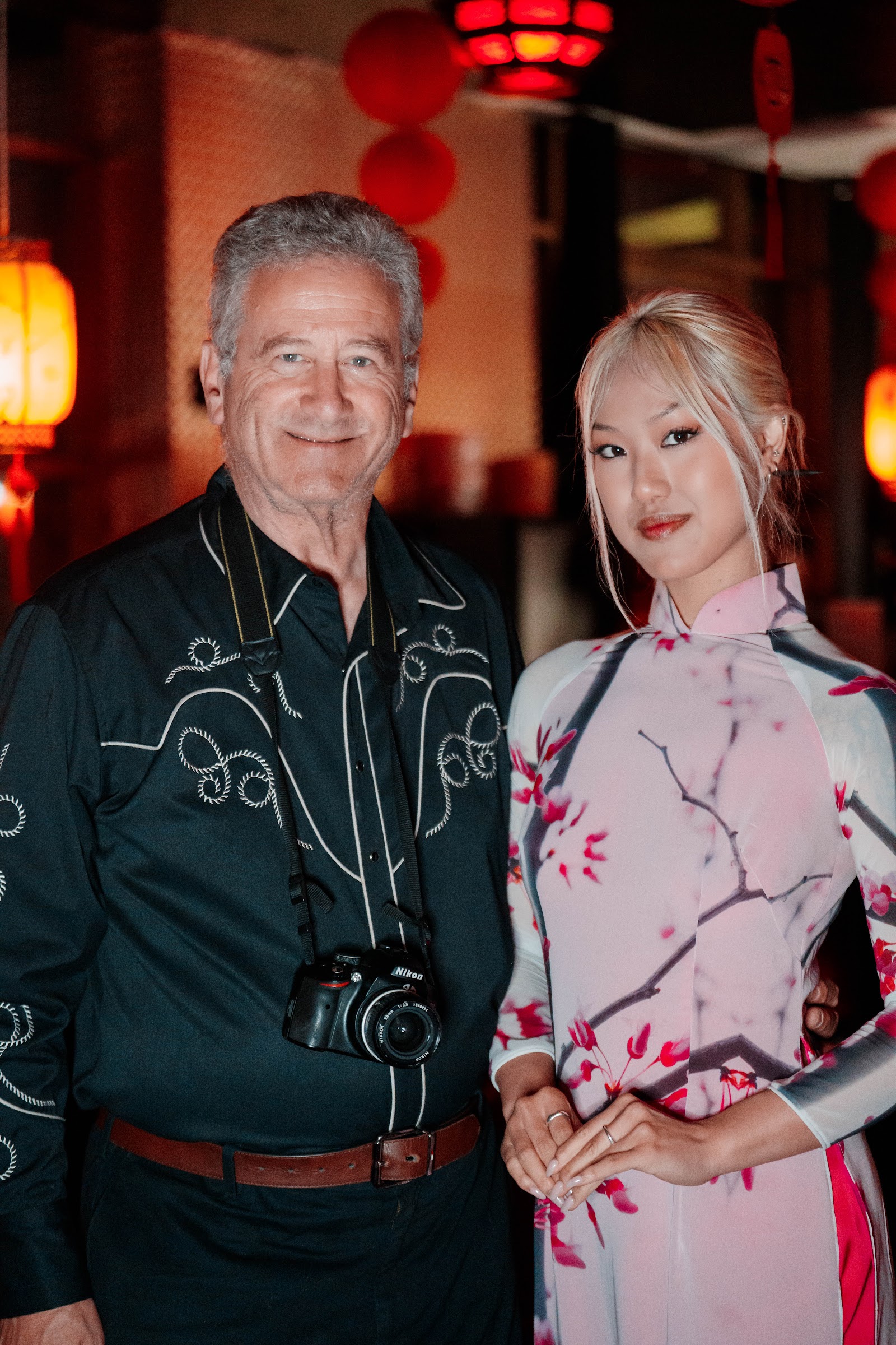 Attendees in Chinatown Made looks at an Xchange Fashion event